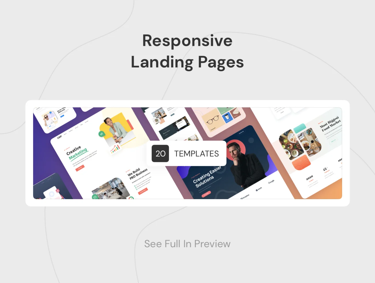 AProject - Responsive Landing Pages 响应式登录页-UI/UX-到位啦UI