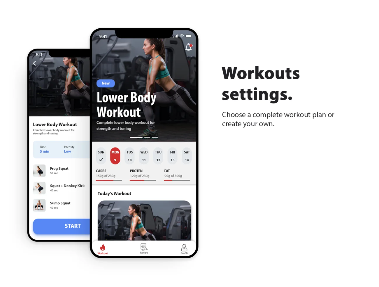Ardent UI Kit 锻炼健身饮食用户界面套件-UI/UX-到位啦UI