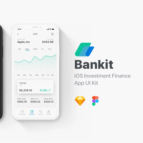 Bankit Finance UI Kit 银行财务UI套件