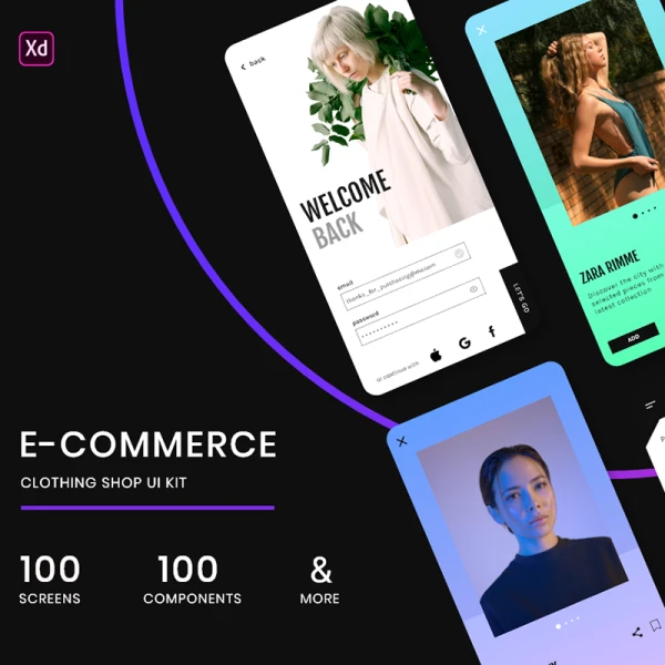 ECommerce (Clothing Shop UI Kit) 电子商务（服装店用户界面套件）