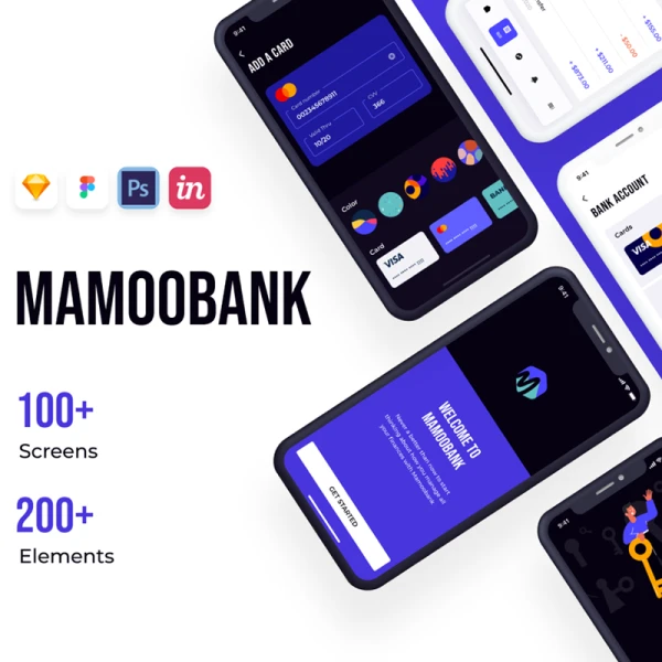 Mamoobank - Light mode _ Dark mode 金融理财明暗模式