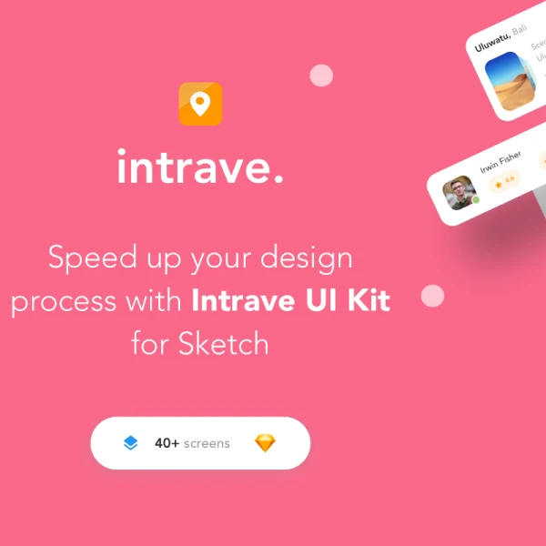 Intrave App UI Kit 旅行应用程序用户界面套件
