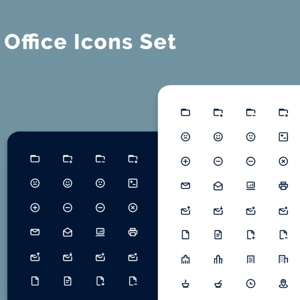 Office Icons Set 圆角图标集