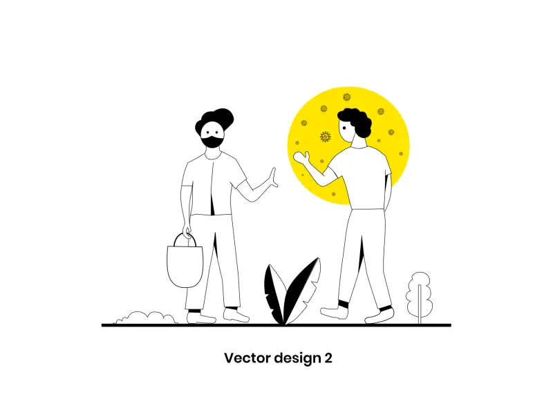 Social Distance – Illustration pack 社交距离-插图包插图7