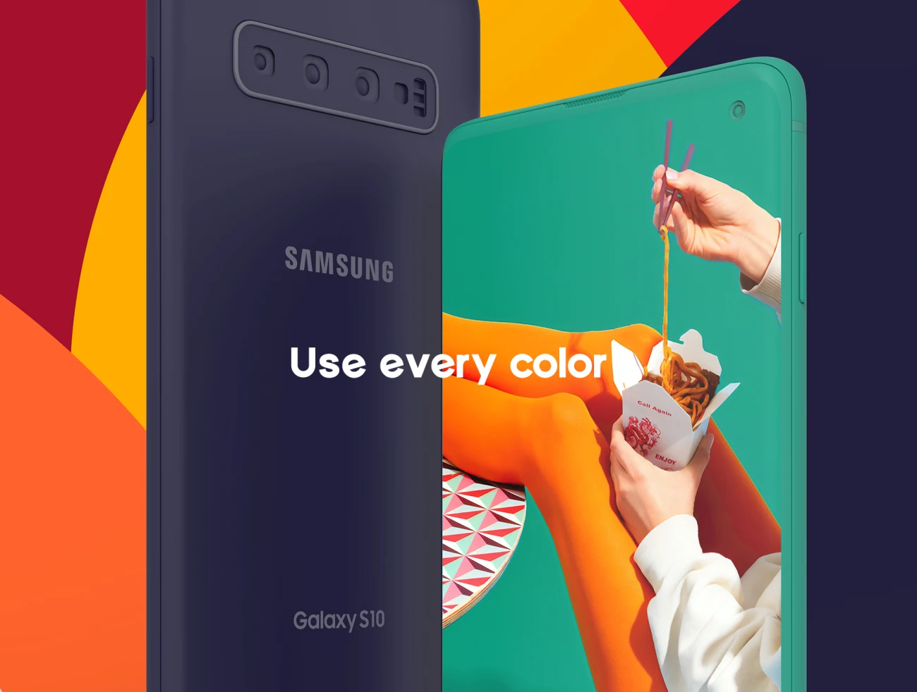 30 Samsung Galaxy S10 Clay Mockup 2 30三星Galaxy S10纸样样机模型2插图9