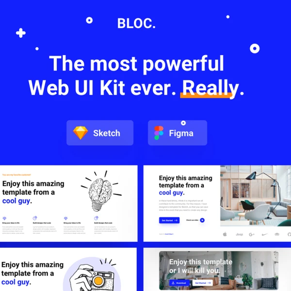 Bloc Web UI Kit 史上最强大的用户界面设计套件