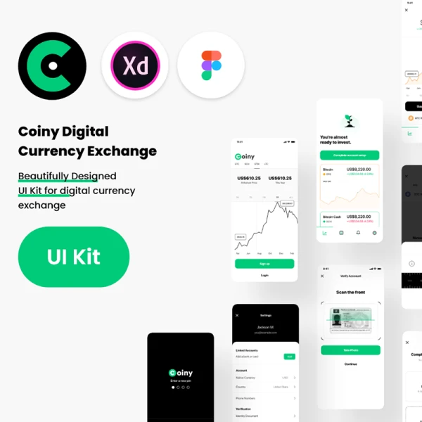Coiny App Ui Kit Coiny应用程序用户界面套件