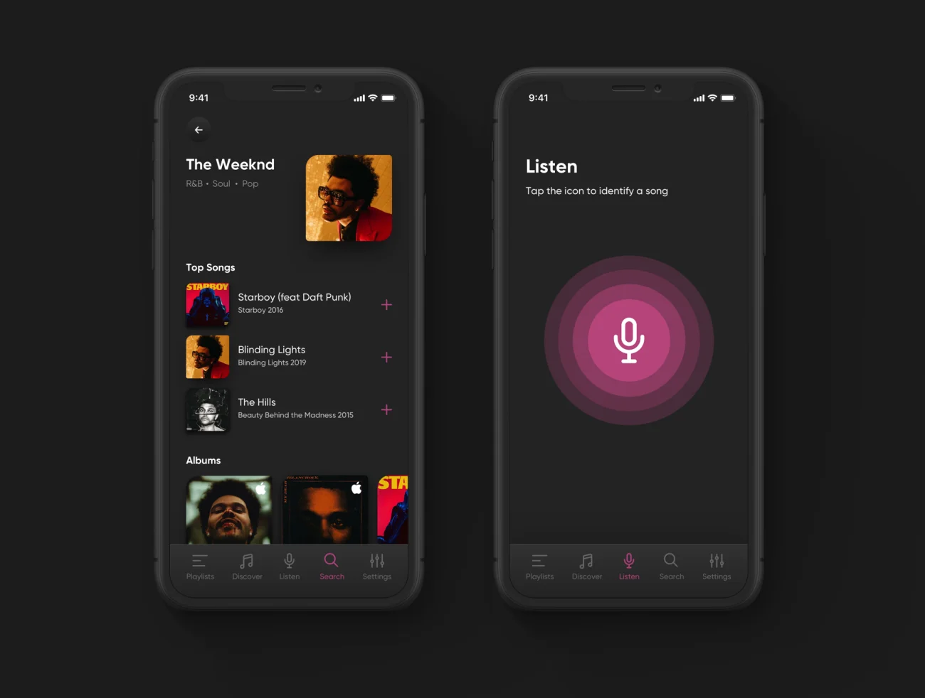 Playlist Music UI Kit 音乐应用播放用户界面设计套件插图9