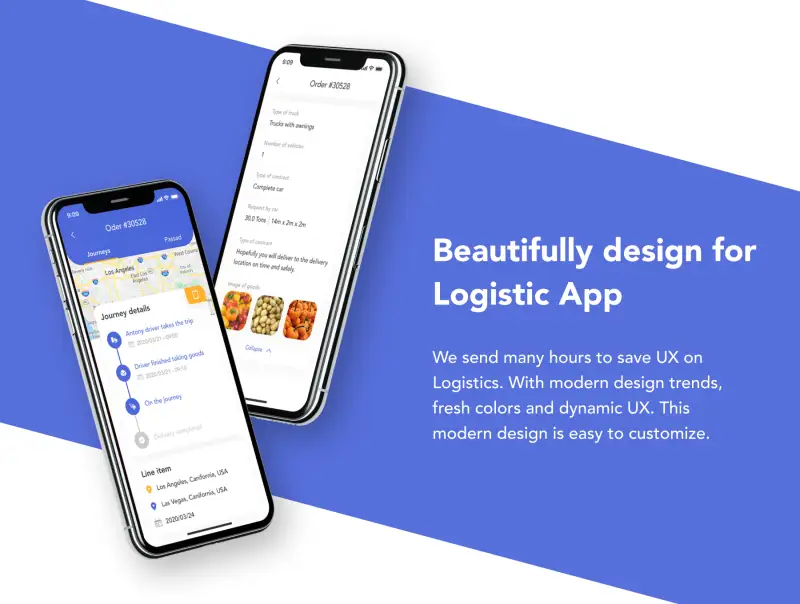 TruckGo – Logistics Mobile App 订单信息物流移动应用程序插图3
