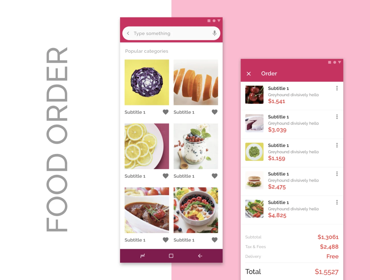 Food Order UI Kits 食品订单用户界面套件插图3