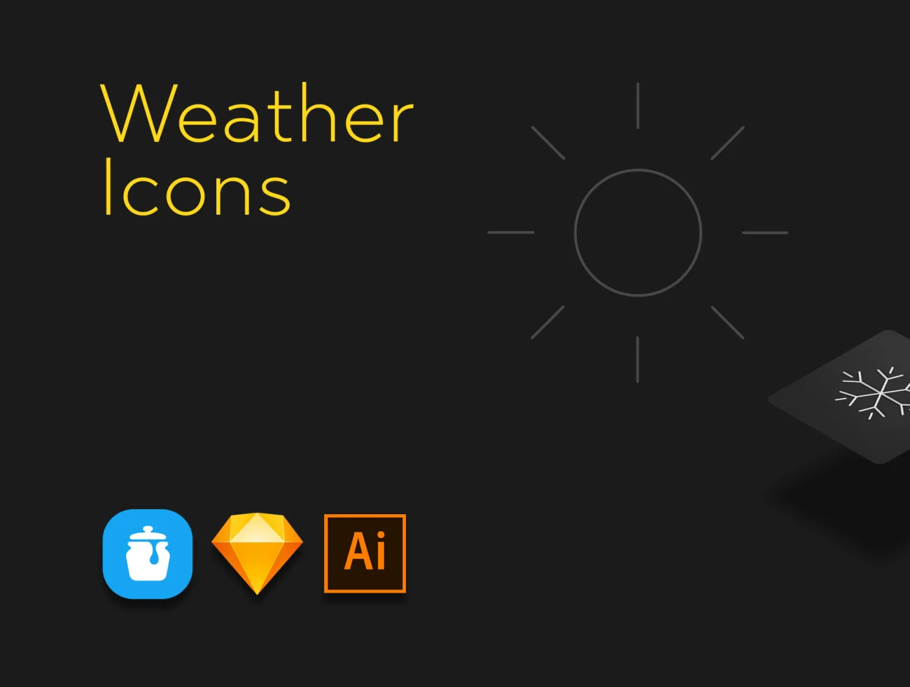 Weather Icons 天气图标插图3
