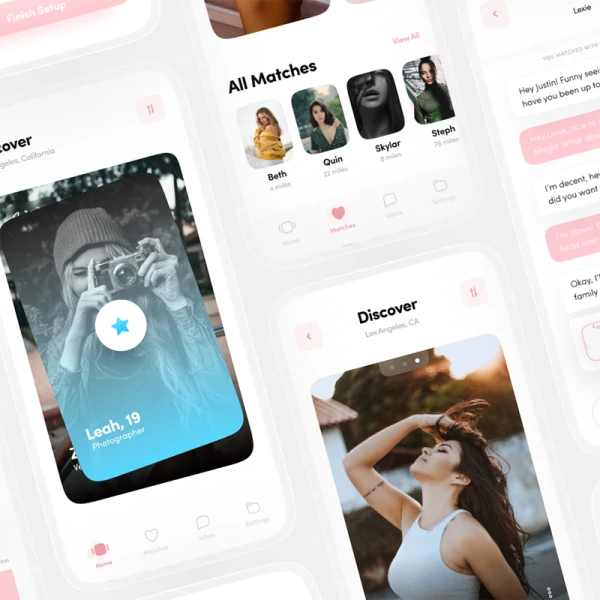 Sprout Dating App UI Kit 萌芽约会应用程序UI套件