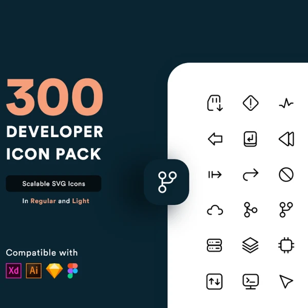 Developer Life Icon Pack 开发者生活图标包