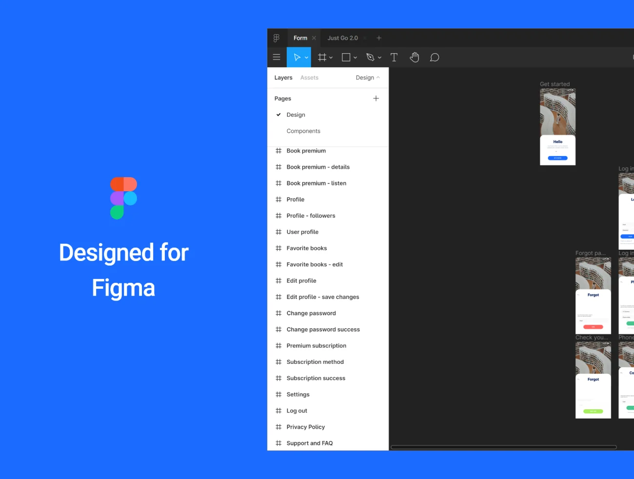 Form Audiobooks app – Figma Version 表单有声书应用程序-Figma版本插图7