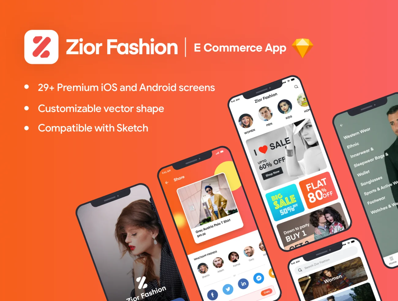 Zior iOS App UI Kit iOS app应用UI套件插图7