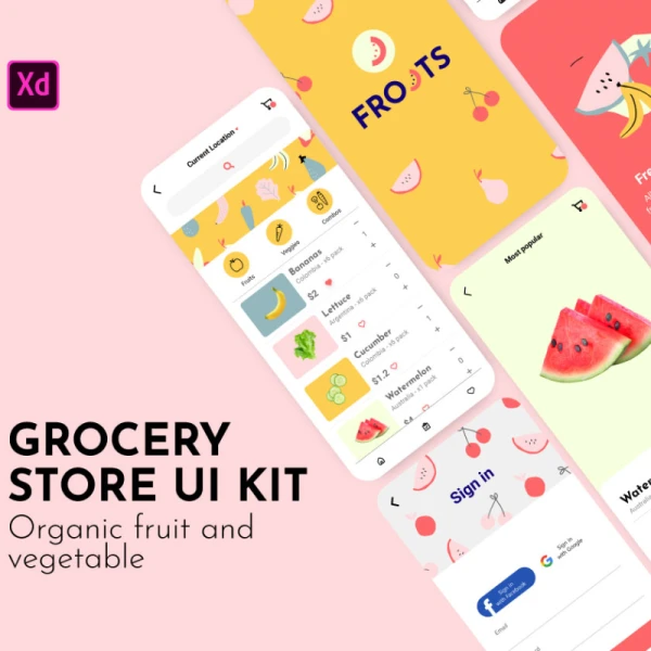 UI KIT FROOTS Fruit and veg store 水果蔬菜店
