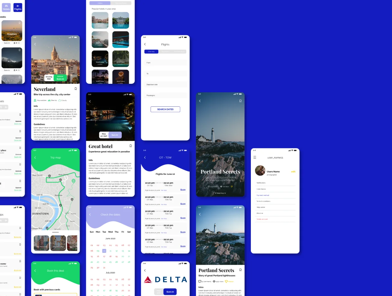 Just Go 2.0 travel app – Figma version 旅行应用程序-Figma版本插图11