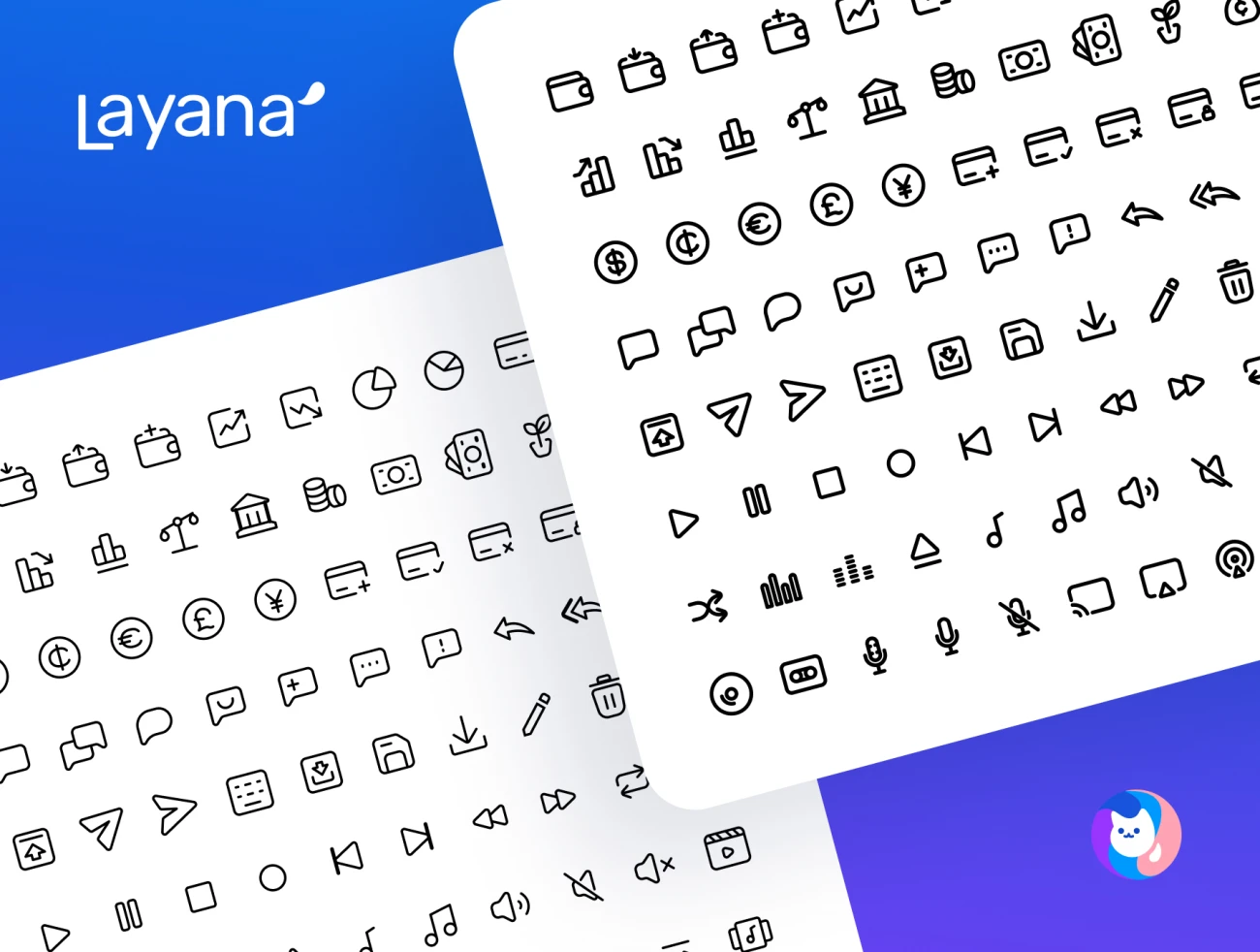 Layana Essential Icon Pack PRO 15大类370款简洁必备图标合集插图3