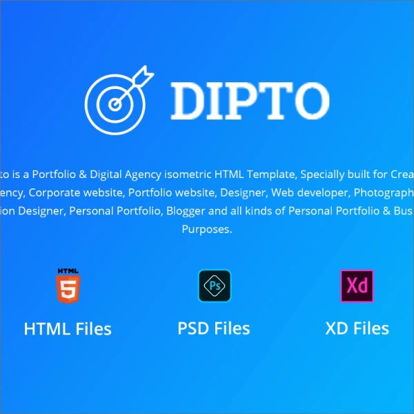 Dipto - Digital Agency HTML Template 数字代理威客HTML模板