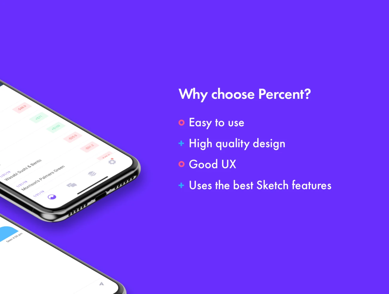 Percent Mobile App UI Kit 移动app应用用户界面套件百分比插图7