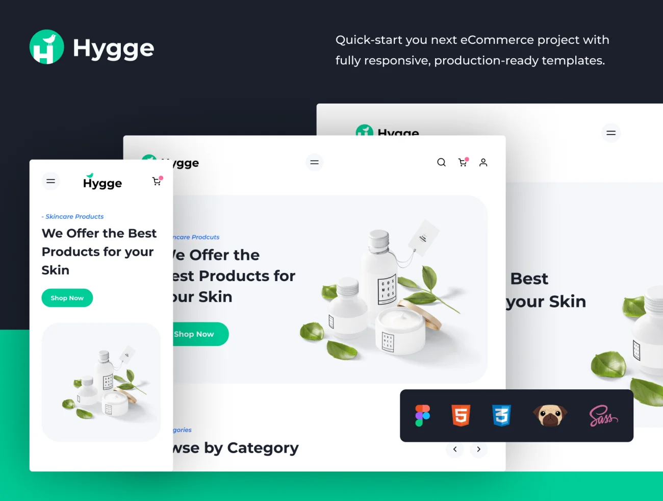 Hygge – eCommerce 电子商务设计套件插图1