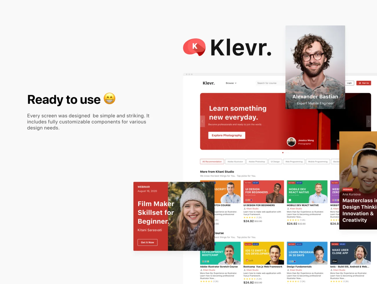 Klevr – Online Learning for All Platform 在线教育学习平台插图7