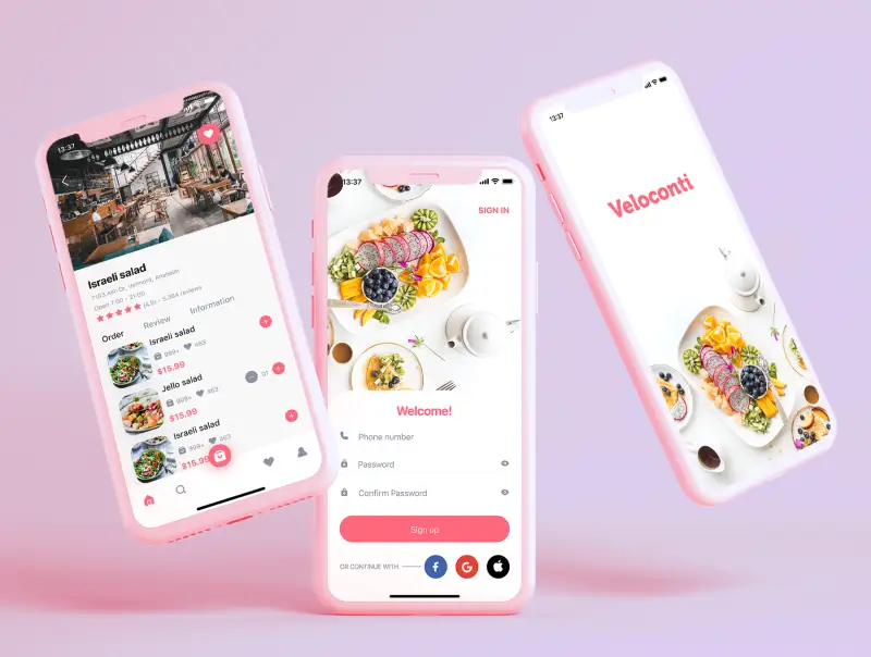 veloconti 美食点餐外卖app UI设计插图9