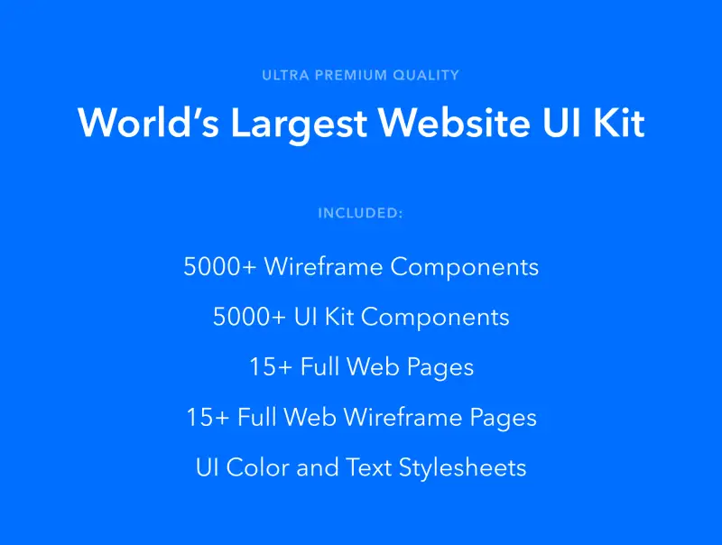 Volume – The Biggest Website UI Kit in the World 世界上最大的网站用户界面原型套件插图1