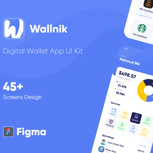 wallnik-digital-wallet-app 数字钱包应用程序