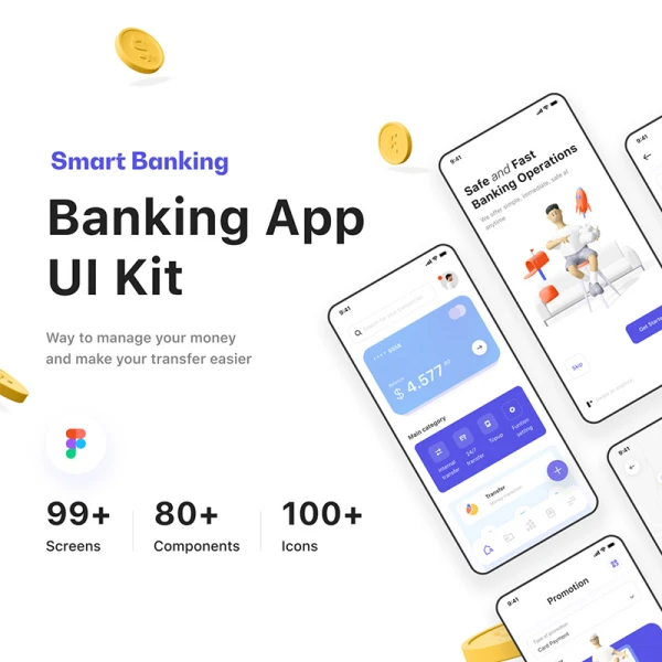tmrw.bank - Smart Banking UI Kit 智能银行UI设计套件