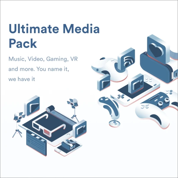 Ultimate Media Pack 4主题插画媒体包