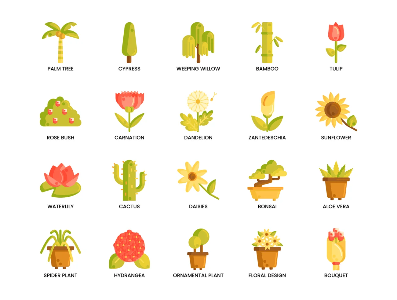 120 Gardening Icons Caramel Series 120园艺图标系列-3D/图标-到位啦UI