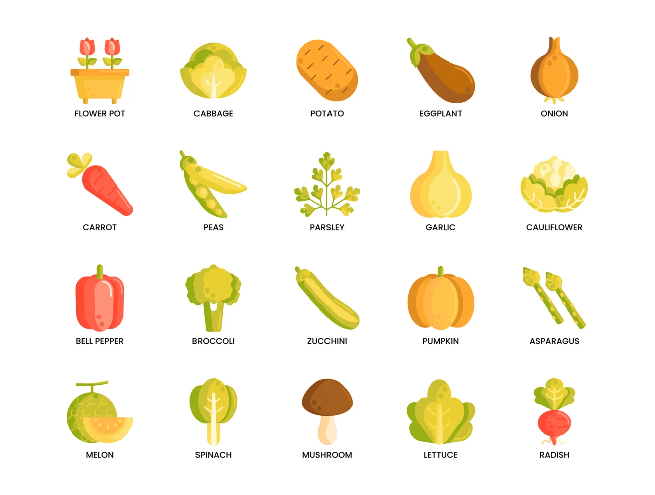 120 Gardening Icons Caramel Series 120园艺图标系列-3D/图标-到位啦UI