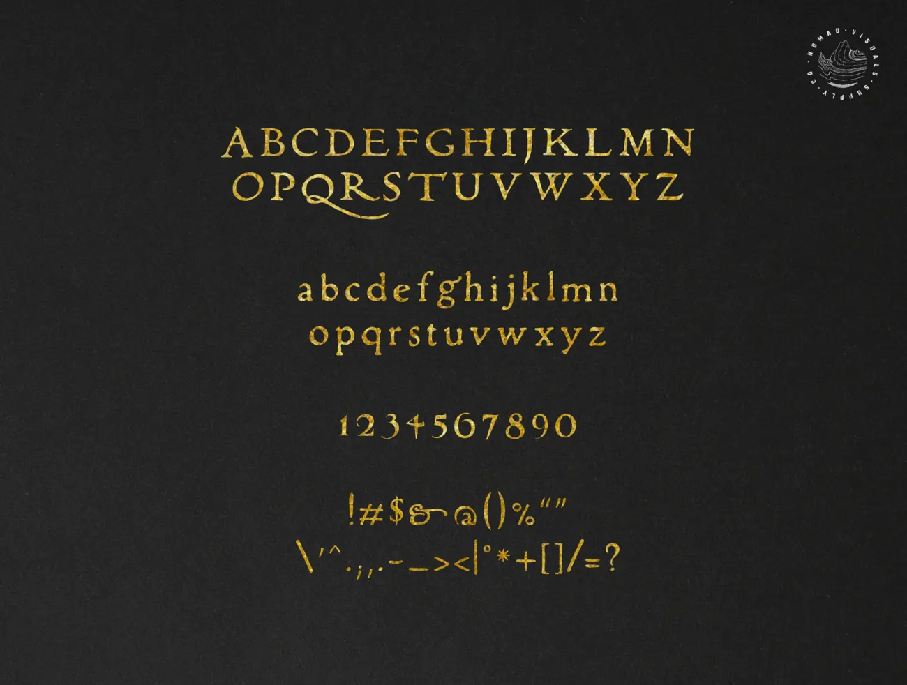Alchemion - Display Serif 英文古典衬线字体-字体、平面广告-到位啦UI