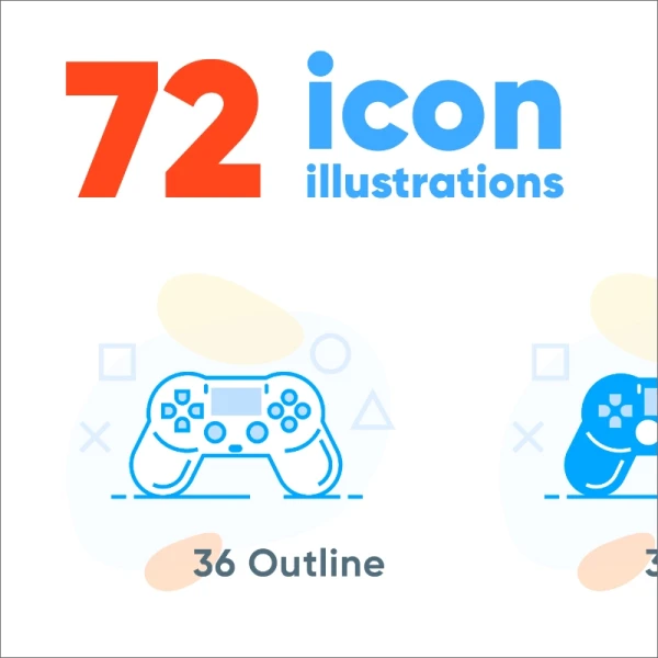 iCon illustrations Pack 01 图标插画包01