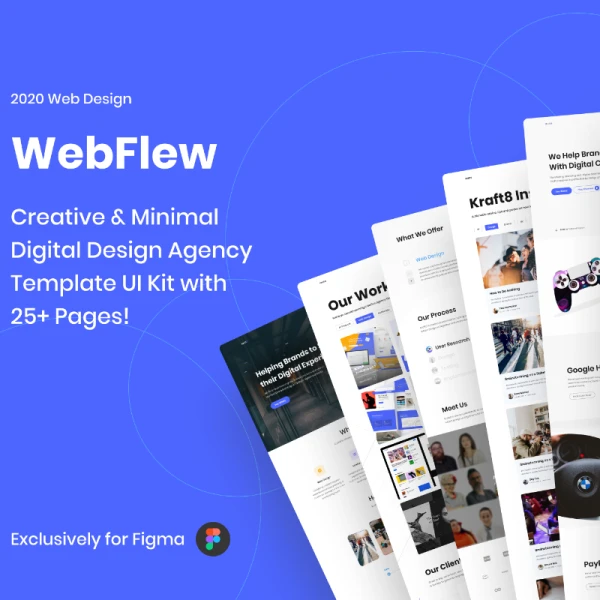 webflew-agency-ui-kit 2020网站模板用户界面套件