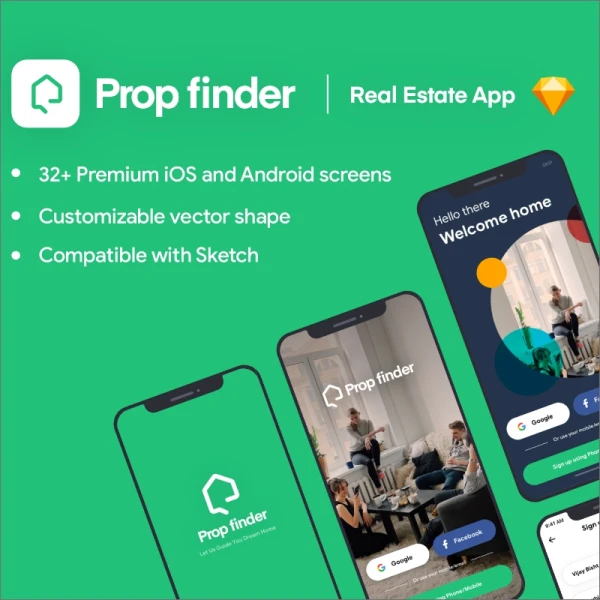 Prop Finder iOS Premium App  iOS高级app应用常用UI功能模块