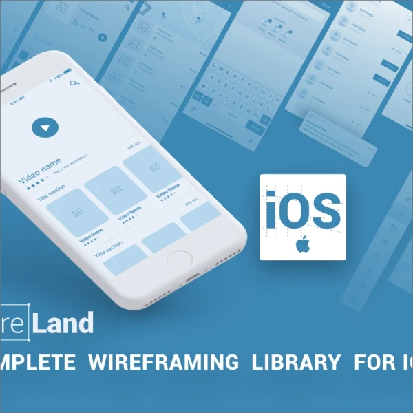 Wireland for iOS iOS版原型线框图套件