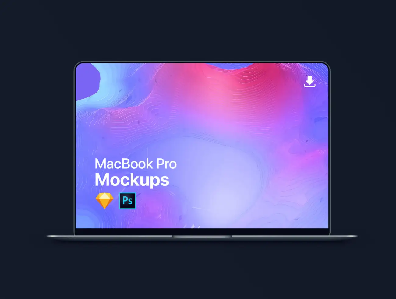 Minimalism MacBook Pro Air Mockup Kit(sketch) 极简型MacBook Pro Air实体模型套件草图-产品展示、优雅样机、办公样机、实景样机、样机、简约样机、苹果设备-到位啦UI