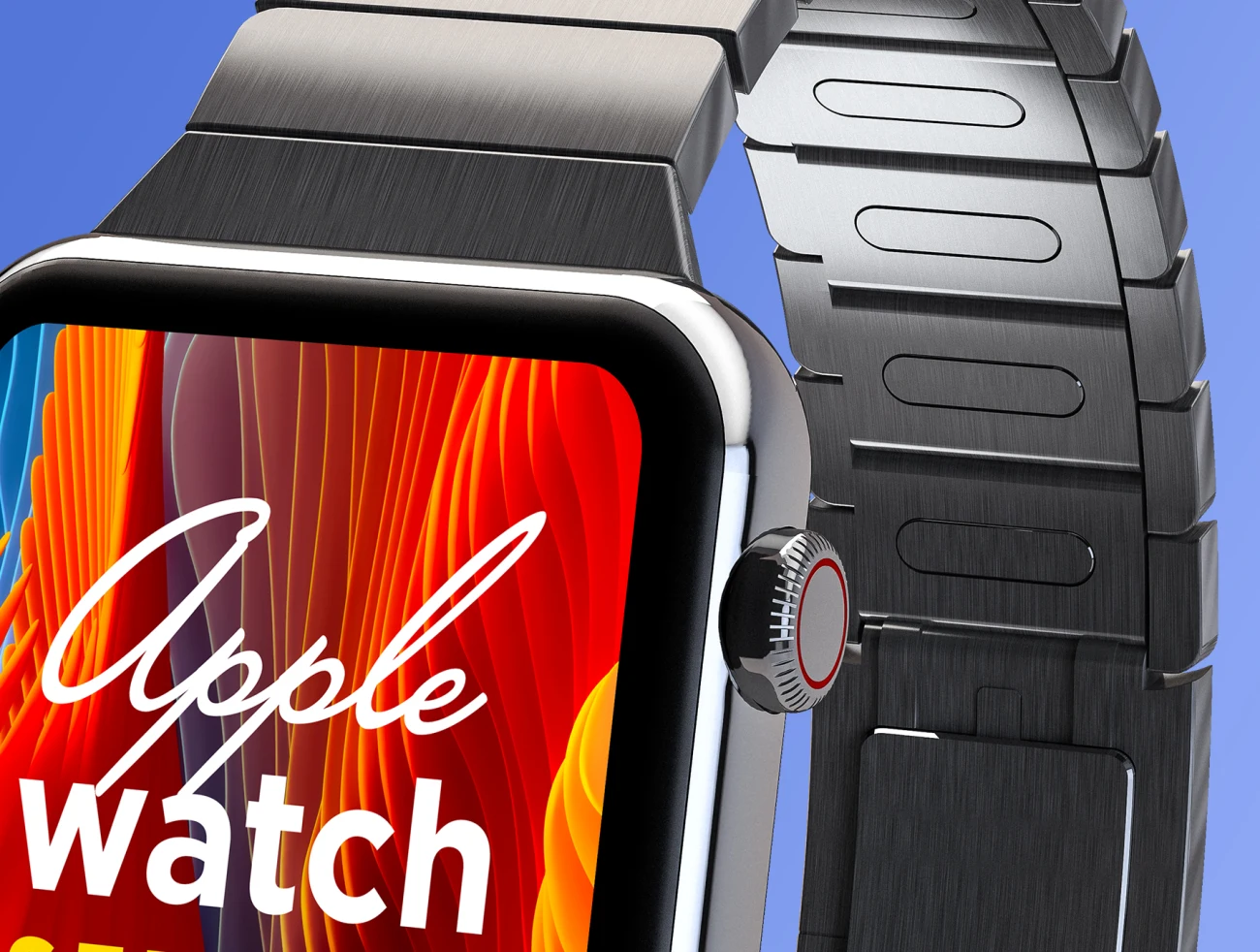 Apple Watch Series 4 Mockup 02 苹果手表4代智能样机-产品展示、手表样机、样机、简约样机、苹果设备-到位啦UI