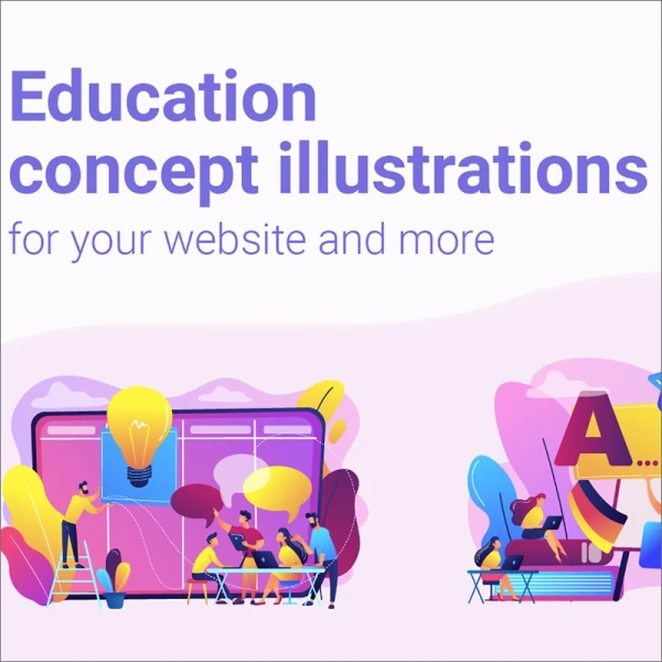 Education concept illustrations vol.1 教育概念图第1卷