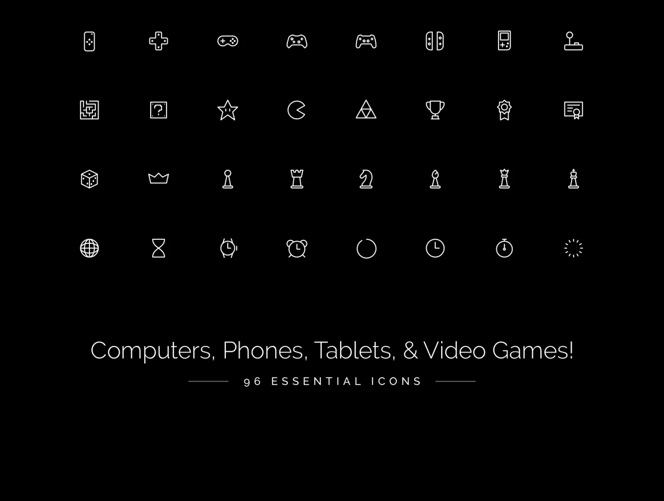 Device & Gaming Icons 设备和游戏图标-3D/图标-到位啦UI