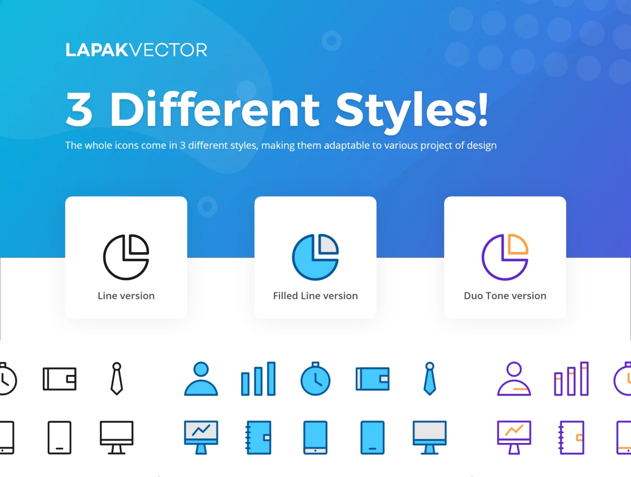 KerjaYuk Business Icons 300款线条纯色双色商金融业图标-3D/图标、UI/UX-到位啦UI