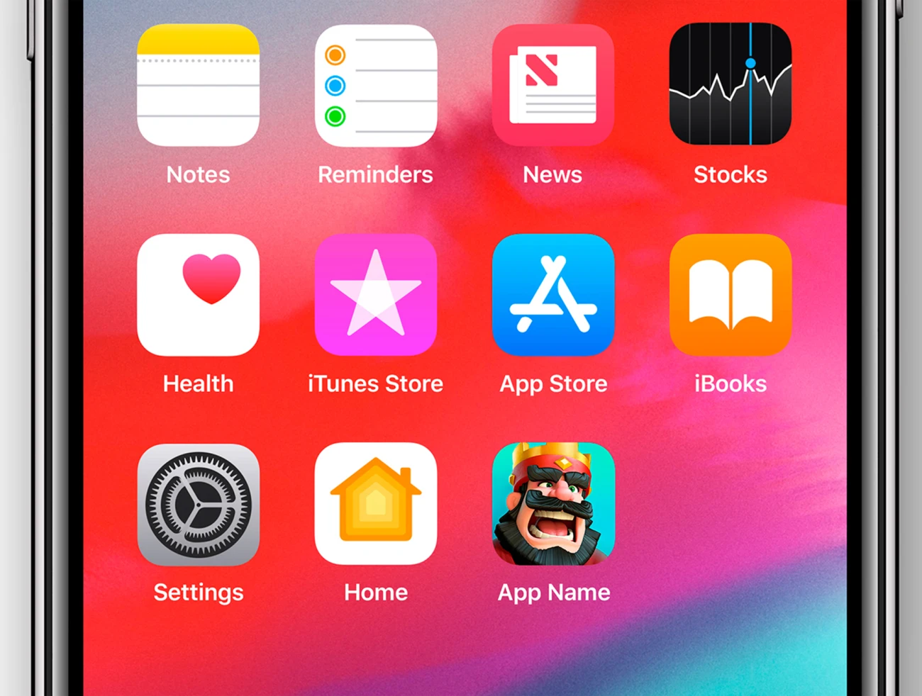 iOS Template Icon Mockup iOS模板图标模型-3D/图标-到位啦UI