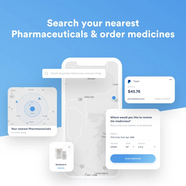 Medico medicine iOS app UI kit 医学应用UI套件