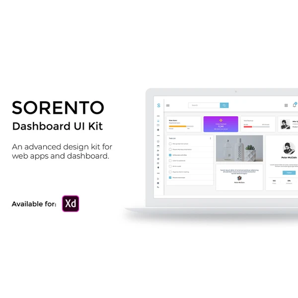 Sorento Dashboard UI Kit 仪表板UI套件