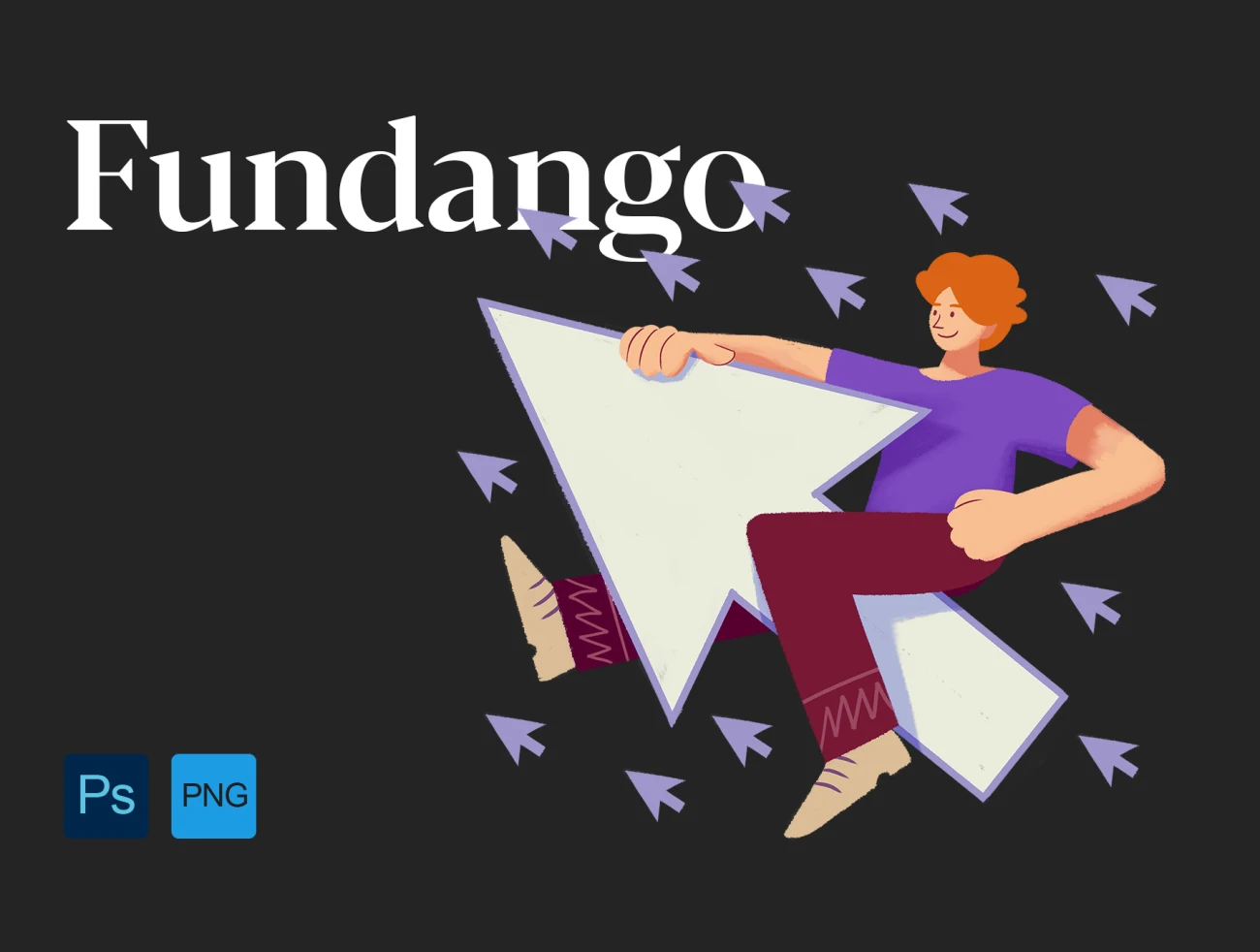 Fundango Illustration Pack 趣味矢量插画包-插画-到位啦UI