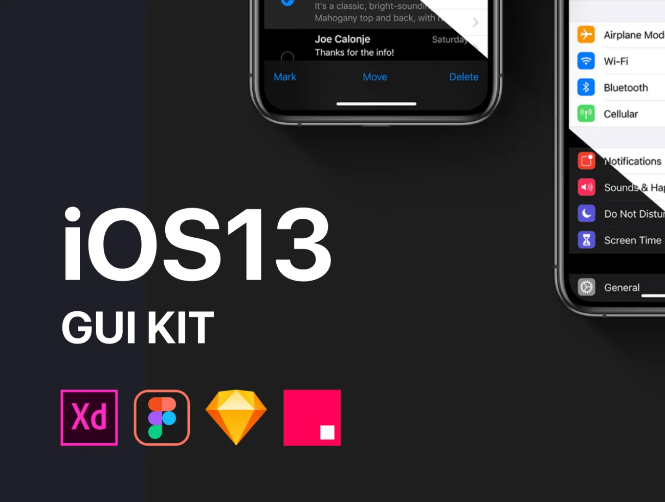 iOS13 GUI KIT iOS13图形用户界面套件-UI/UX-到位啦UI