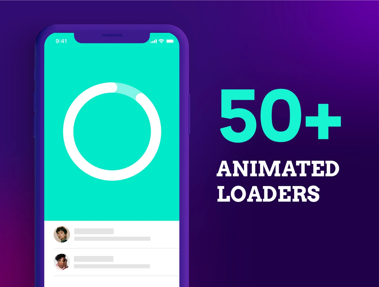 50 Animated Loaders 50个程序加载动画-UI/UX、动效展示-到位啦UI