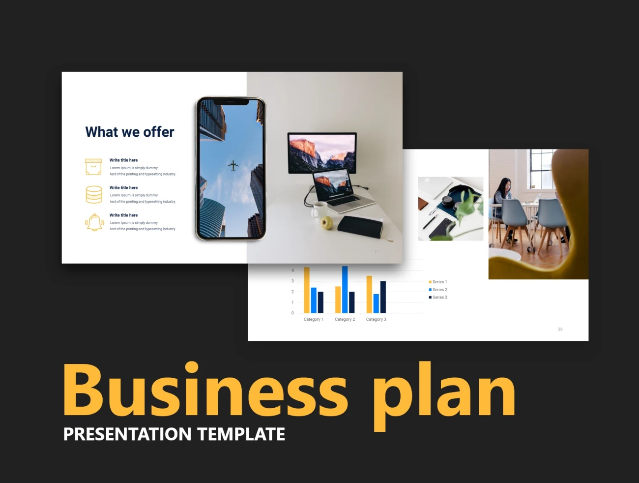 BUSINESS PLAN Presentation Template 商业计划金融业务智能科技BP ppt演示模板-PPT素材-到位啦UI